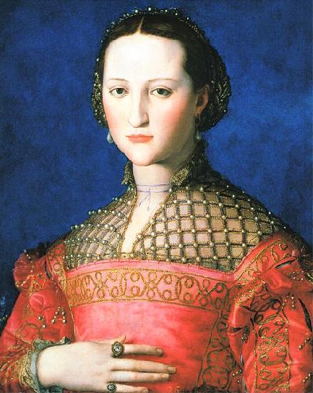 Agnolo Bronzino Portrait of Eleonora di Toledo oil painting picture